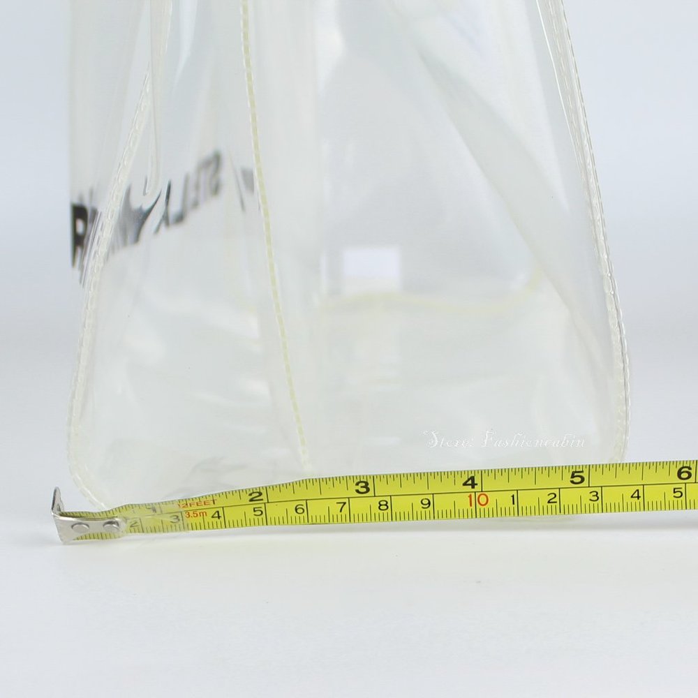 NEW STELLA MCCARTNEY Authentic Clear Logo Tote - Picture 15 of 15